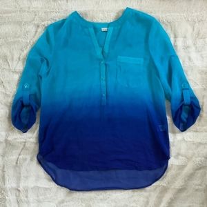 Liz Claiborne Ombre Blouse